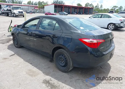 2019 Toyota Corolla Le из США, поврежденный, VIN 2T1BURHE1KC179420